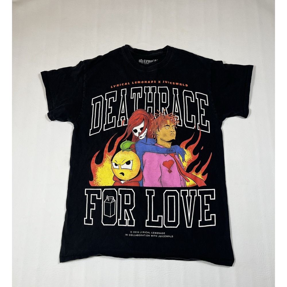 Juice WRLD Deathrace For Love T Shirt Mens M Black Lyrical Lemonade 2019 Tee